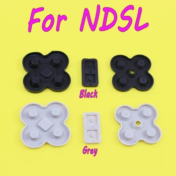 Gri iletken düğme kauçuk silikon dpad pad RL LR L R sol sağ tuş takımı NDSL / DSL / Nintendo DS Lite oyun onarım