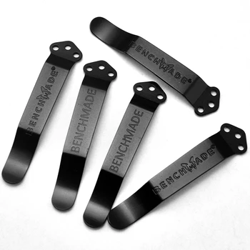 Grıptılıan Bıçak Titanyum Cep Klip-Siyah-3 Delik Cep Klipleri ve Katlanır Bıçak Parçaları Benchmade Cep Klip