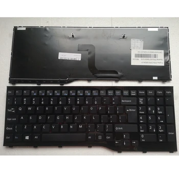 GZEELE Yeni UI İngilizce Klavye Fujitsu Lifebook İÇİN AH552 CP581751-01 CP611954-01 laptop klavye SİYAH