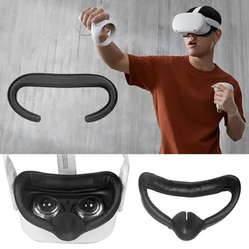 Göz Maskesi Kapak Oculus Quest 2 VR gözlük Spacer aksesuarları ışık engelleme yumuşak göz kapağı Pedi VR lens kapağı