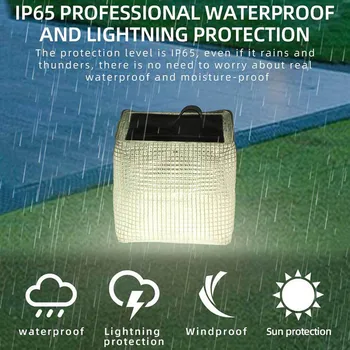 Güneş şişme ışık fener kamp lambası LED açık çadır parlak ışıklar su geçirmez dış şarj cihazları güvenlik ışığı