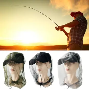 Güneşlik Maskesi Sivrisinek Sinek Net Açık balıkçı şapkası kafa koruyucusu Kolay Görünüm Net Böcek Balıkçılık Sinek Sert Şapka Balıkçılık Kapaklar