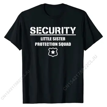 Güvenlik Küçük Kardeş Korumak Kadro Büyük Kardeş Gömlek Pamuk Erkekler Tees Tops Özelleştirilmiş Üst T-Shirt Yaz Rife