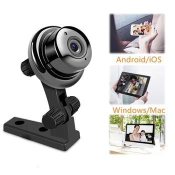 HD 1080P Mini IP Kamera WiFi Akıllı Ev Güvenlik Koruma Kablosuz Mobil Uzaktan Görünümü Gece Görüş Hareket Algılama CCTV kamera