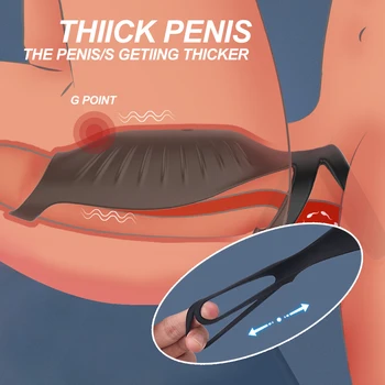 HESEKS 9 Modu Vibrador Penis Masaj Yüzük Erkekler için Seks Oyuncakları Erkekler için Uzaktan Kumanda Testis Vibratör