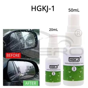 HGKJ-1 20/50ml oto camı Nano Hidrofobik Kaplama Araba pencere camı Seramik Cam Temizleme Araba Aksesuarları Su Geçirmez Ajan
