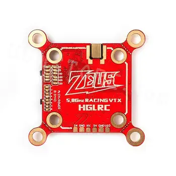 HGLRC Zeus VTX 5.8 G 40 KANALLI ÇUKUR/25/100/200/400/800 Mw Akıllı Montaj 20*20mm/30*30mm FPV Verici İçin Mikrofon ile RC Drone