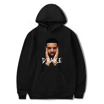 Hip Hop Rapçi Drake Kadınlar / Erkekler Hoodies Tişörtü Streetwear Harajuku Rahat Kazak Kapüşonlu Ceket Erkek gündelik spor giyim