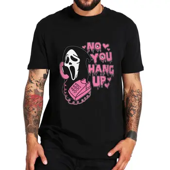 Hiçbir Asmak T Gömlek Sevimli Ghostface Sevgililer Komik Tasarım Erkek Kadın T-Shirt Yaz Rahat %100 % Pamuk Tee Tops