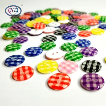HL 12MM 50 adet Çok Mix Renkler Kafes Reçine Düğmeler Gömlek Giyim Dikiş Aksesuarları DIY Scrapbooking
