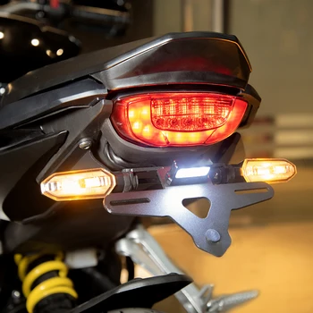 Honda için CB650R CBR650R 2019-2022 21 Çamurluk Eliminator Plaka Tutucu Braketi İle led ışık Motosiklet Aksesuarları Yeni