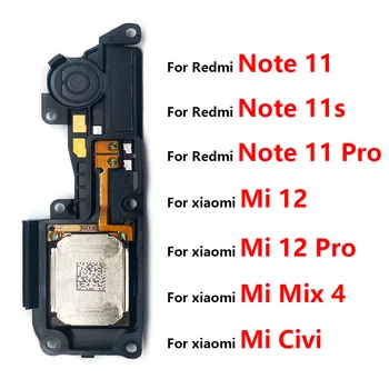 Hoparlör Buzzer Ringer Hoparlör Flex Kablo Xiaomi Mi 12 Pro Mix 4 Sivil Redmi Not 11S 11 Pro 4G 5G Yedek Parçalar