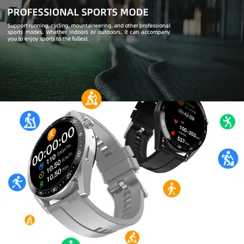 HW3 Pro erkek saati akıllı saat NFC Bluetooth Çağrı nabız monitörü Ses Asistanı Su Geçirmez Smartwatch PK izle gt 3