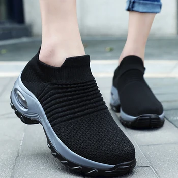 Hypersoft Ayakkabı Kadın 2021 Ortopedik Ayakkabı Kadın Platformu Beyaz Siyah Kırmızı yürüyüş ayakkabısı Kadın Kadın rahat ayakkabılar