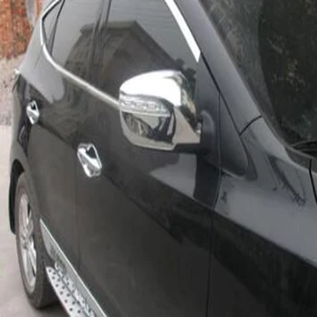 Hyundai İX35 için 2010- 2013 ABS Krom Yan Kapı Dikiz Aynası Kapağı Durumda Kapak Trim Dış Dekorasyon Aksesuarları