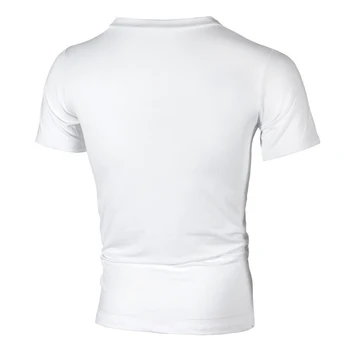 IceLion 2021 Yeni Yaz İpli T Shirt Erkek Kısa Kollu İnce Spor T-shirt Moda Rahat Düz slim fit uzun kollu erkek gömlek erkek Gömlek
