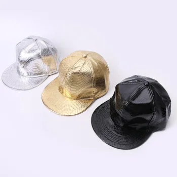 Ilkbahar Sonbahar Moda beyzbol şapkası Kadınlar Ve Erkekler İçin Yaz Düz Renk güneş şapkası Unisex Altın Gümüş beyzbol şapkası s Hip-hop Şapka
