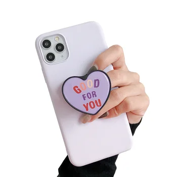 INS DIY Aşk telefon standı Sevimli Damla Tutkal Griptok Katlanabilir Döner telefon tutamağı Desteği iPhone Samsung Xiaomi Telefon Aksesuarları