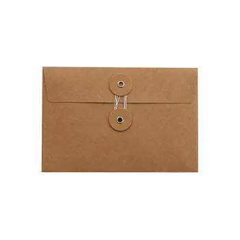 INS Vintage Basit Kraft Kağıt Zarf el hesabı retro kalınlaşmış sarma fatura edebi aşk mektubu zarf çanta portföyü