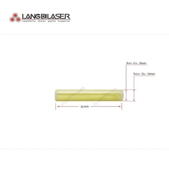 ıpl lamba su akış tüpü, UV filtre lamba tüpü, boyutu: 76 * 10 * 8mm / lamba akış tüpü IPL el aleti