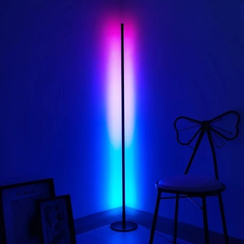 Iskandinav LED zemin lambaları oturma odası zemin lambası yatak odası ayakta ışık ev dekor armatürleri kapalı köşe aydınlatma başucu ışıkları