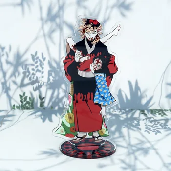 İblis Avcısı Rengoku Anime Figürü Kyoujurou Akrilik Standı Modeli Kimetsu Hiçbir Yaiba Uzui Tengen Tanjirou Nezuko Masaüstü Süslemeleri