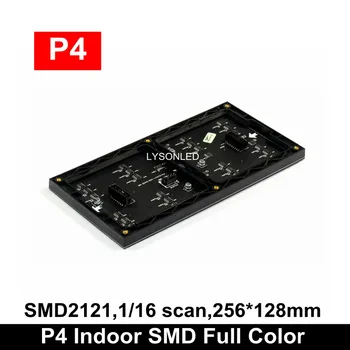 İndirim P4 Kapalı SMD Tam Renkli Led Video Modülü 256 * 128mm Rgb Panel 64x32 Piksel