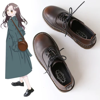 İngiliz Martin ayakkabı kadın Harajuku kalın alt yumuşak kardeş ins küçük deri ayakkabı kadın gelgit kolej tarzı jk üniforma ayakkabı