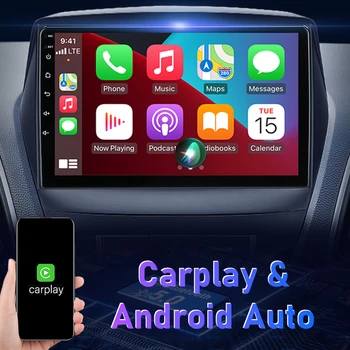 Jansite 2Din Android 11 Araba Radyo Hyundai Tucson İçin 2 LM IX35 2009-8G + 256G Multimedya Video Oynatıcılar Carplay Oto DVD Ses