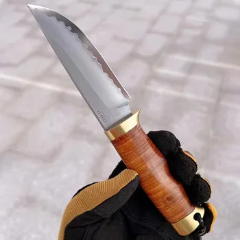 Japonya SDK-11 çelik sabit bıçak açık kamp av bıçağı keskin taktik düz bıçak İskandinav avcısı özel EDC çakı