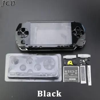 JCD 11 renkler Tam Konut Shell Kapak Kılıf PSP1000 Düğme Durumda Kabuk Konut Kapak PSP 1000 için