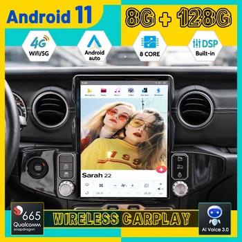 Jeep Wrangler JL Gladyatör 2018 2019 2020 2021 Android Araba Radyo Tesla Ekran 2Din Stereo Alıcı Autoradio Multimedya DVD