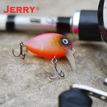 Jerry Peppa Alabalık Ultralight İplik Balıkçılık Lures Mikro Wobbler Crankbait 32mm 3.3 g Tatlısu Yapay Yemler