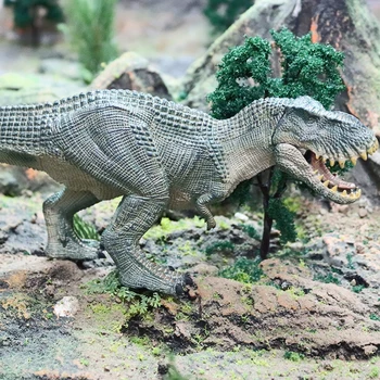 Jurassic King Kong Tyrannosaurus Rex Ağız Açılabilir ve Kapatılabilir Dinozor Dünya Hayvan Modeli çocuk Hareketli Bebek Oyuncak