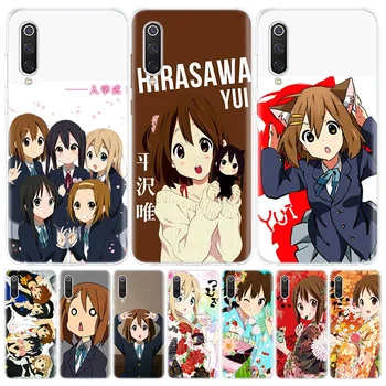 K on! Hirasawa Yuı Anime Xiaomi Redmi İçin Not 10S 10 11S 11 9S 9 8T 8 Pro telefon kılıfı 11T 5G 11E 9T 7 6 5 5A 4X Fundas Kapak Coq