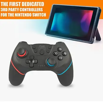 Kablosuz Bluetooth Gamepad Nintendo Anahtarı Pro NS Anahtarı Pro Oyun joystick denetleyicisi Anahtarı Konsolu İçin 6 Eksenli Kolu
