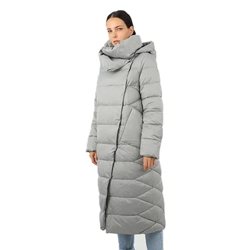 Kadın ceketi Uzun Aşağı Parkas Dış Giyim Hood İle Kapitone Ceket Kadın Ofis Bayan Sıcak Kaliteli pamuklu giysiler Rüzgarlık 19-157