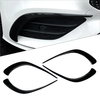 Karbon Fiber ABS Ön ÖN TAMPON Splitter Spoiler Fairing Kapak Mercedes Benz CLA İçin C118 2020+