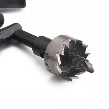 Karbür İpucu Metal Kesici HSS Paslanmaz Çelik Matkap Ucu Delik Testere Diş Holesaw 12mm-26mm