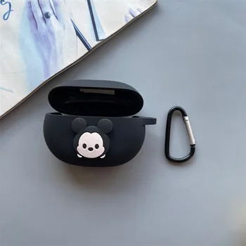 Karikatür Disney kulaklık kutusu Beats Studio Tomurcukları Silikon Koruyucu Kılıf kablosuz bluetooth Kulaklık Taşınabilir Kapak Kanca İle