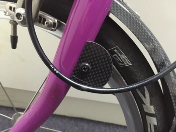 Katlanır bisiklet fren hattı bölme karbon fiber 3.4 g bölme + cıvata brompton ön fren hattı limit