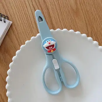 Kawaii Sanrioed Hello Kitty Makas Karikatür Doraemon Bebek Mutfak Ev Paslanmaz Çelik Makas Ofis Araçları Kırtasiye