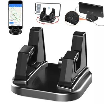 Kaymaz Araç Telefonu Tutucu Mat 360 Derece Rotasyon Dashboard Araç Montaj Oto Cep Telefonu GPS iPhone için Destek Standı 13 12 Mi