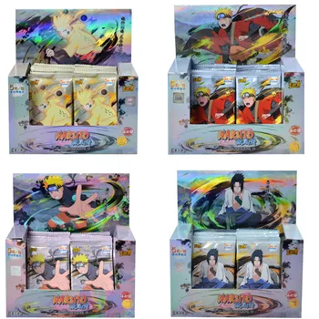 KAYOU Orijinal Naruto Kartları Uzumaki Sasuke Ninja Oyun Koleksiyonu Nadir Kartları Kutusu Flash Kartlar Oyuncaklar Çocuklar İçin noel hediyesi