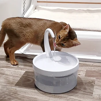 Kedi su çeşmesi Otomatik Tiryakisi ile Kediler için Musluk Çeşmesi Filtre için bir Su Kedi Köpek Waterer Otomatik suluk