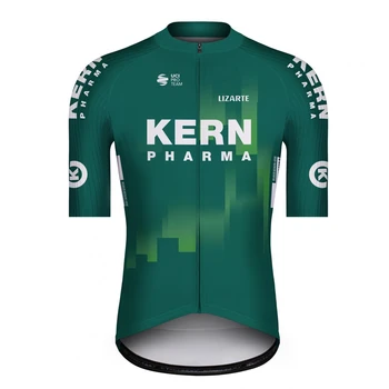 Kern İlaç Bisiklet Forması Takım erkek Yaz Yol bisikletçi giysisi Culotte Setleri Ciclismo Bib Jel Şort Maillot Eğitim Hombre