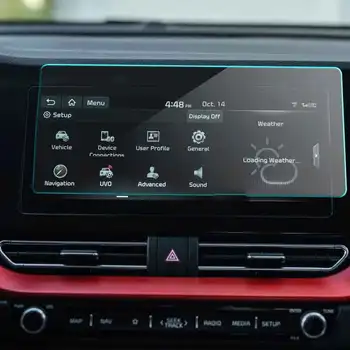 Kia Niro 2020 2021 10.25 inç Araba GPS Navigasyon Temperli Cam Ekran koruyucu film Oto İç Sticker Aksesuarları