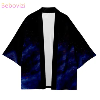 Kimono Kimetsu Hiçbir Yaiba Elbise Hırka Erkek Gömlek Artı Boyutu 5XL Kurt Baskı Moda Plaj Japon Yukata Haori kadın giyim