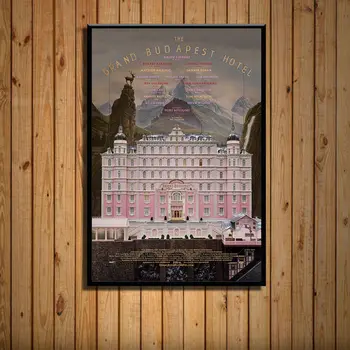 Klasik Film Büyük Budapeşte Otel Boyama sanat dekoru Yatak Odası ev duvar dekorasyonu Posteri Oturma Odası Kaliteli Tuval Posterler