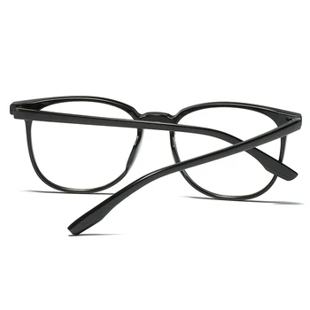 Klasik moda kare gözlük kadın erkek optik Anti-mavi ışık gözlük çerçeve şeffaf gözlük gözlük kadın erkek